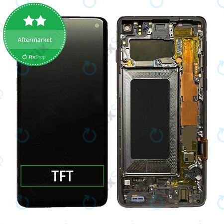 Samsung Galaxy S10 G973F - LCD Display + Touch Screen + Frame (Prism Black) TFT