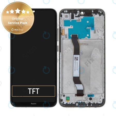 Xiaomi Redmi Note 8 - LCD Display + Touch Screen + Frame (Space Black) - 5600050C3J00 Genuine Service Pack