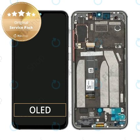 Xiaomi Mi 9 SE - LCD Display + Touch Screen + Frame (Black) - 5606101010B6 Genuine Service Pack