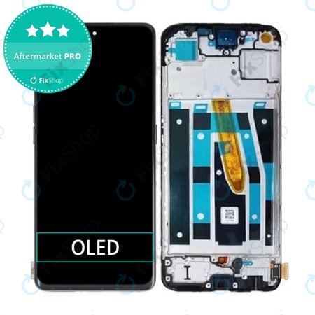 Oppo Reno 8 T - LCD Display + Touch Screen + Frame (Black Starlight) OLED