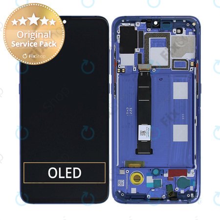 Xiaomi Mi 9 - LCD Display + Touch Screen + Frame (Ocean Blue) - 561010016033 Genuine Service Pack