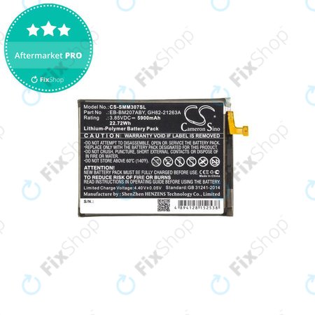 Samsung Galaxy M21 M215F, M30s M307F - Battery EB-BM207ABY 5900mAh HQ