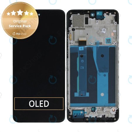 Motorola Moto G84 - LCD Display + Touch Screen + Frame - 5D68C23231 Genuine Service Pack