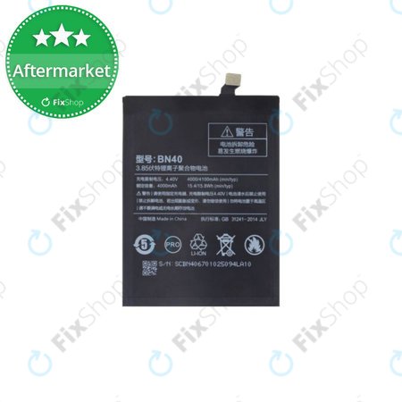 Xiaomi Redmi 4 Pro - Battery BN40 4100mAh