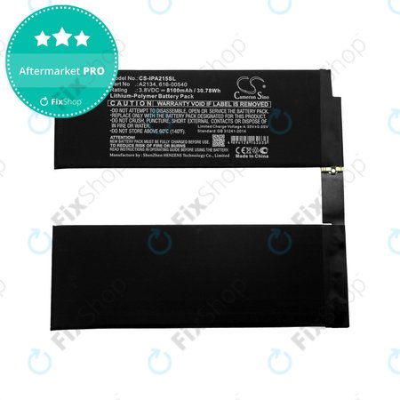 Apple iPad Air (3rd Gen 2019) - Battery A2134, 616-00540 8100mAh HQ