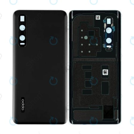 Oppo Find X2 Pro - Battery Cover (Black) - 4903804 Genuine Service Pack