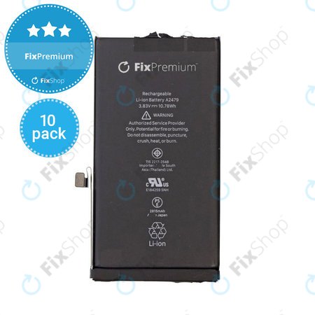 Apple iPhone 12, 12 Pro - Battery 2815mAh FixPremium (10 Pack)