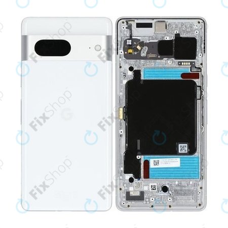 Google Pixel 7 GVU6C GQML3 - Rear Housing (Snow) - G949-00330-01 Genuine Service Pack