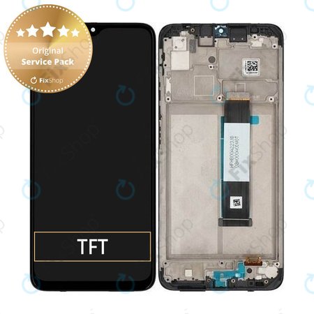 Xiaomi Redmi 9T - LCD Display + Touch Screen + Frame (Carbon Gray) - 560001J19S00 Genuine Service Pack