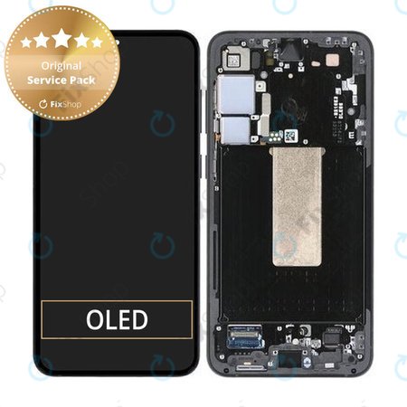 Samsung Galaxy S23 Plus S916B - LCD Display + Touch Screen + Frame (Graphite) - GH82-30478E, GH82-30476E, GH82-30477E Genuine Service Pack