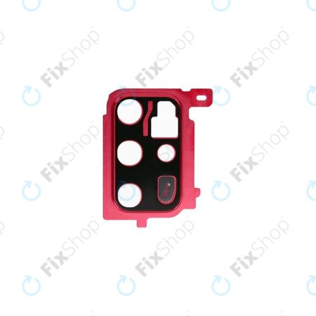 Samsung Galaxy S20 Plus G985F - Rear Camera Glass Frame (Aura Red) - GH98-45004G Genuine Service Pack