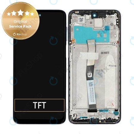 Xiaomi Redmi Note 9 Pro - LCD Display + Touch Screen + Frame (Glacier White) - 560002J6B200 Genuine Service Pack