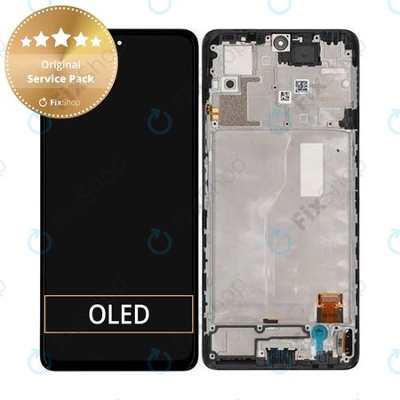 Xiaomi Redmi Note 10 Pro - LCD Display + Touch Screen + Frame (Onyx Gray) - 56000200K600 Genuine Service Pack