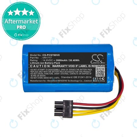 Proscenic Cocoa Smart 780T, 790T, Summer P1s, P2s - Battery VR1717 Li-Ion 14.8V 2600mAh HQ