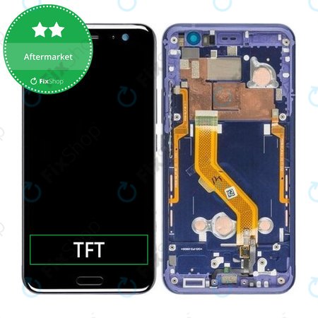 HTC U11 - LCD Display + Touch Screen + Frame (Blue) TFT