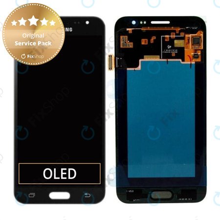 Samsung Galaxy J3 J320F (2016) - LCD Display + Touch Screen (Black) - GH97-18414C, GH97-18748C Genuine Service Pack