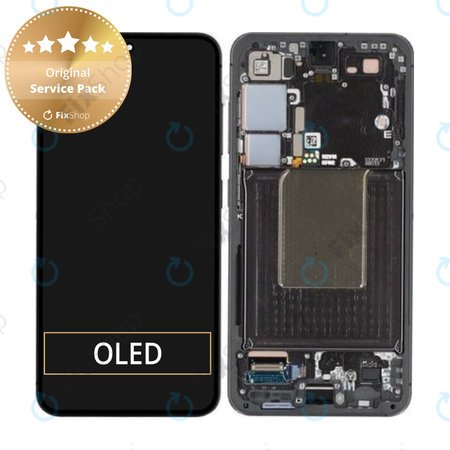 Samsung Galaxy S24 S921B - LCD Display + Touch Screen + Frame (Onyx Black) - GH82-33287A Genuine Service Pack