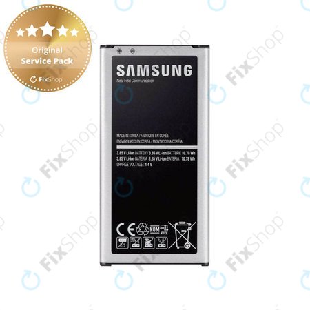 Samsung Galaxy S5 G900F - Battery EB-BG900BBC 2800mAh - GH43-04165A, GH43-04199A Genuine Service Pack