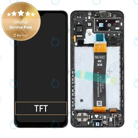 Samsung Galaxy A13 5G A136B - LCD Display + Touch Screen + Frame (Black) - GH82-29077A, GH82-29078A Genuine Service Pack