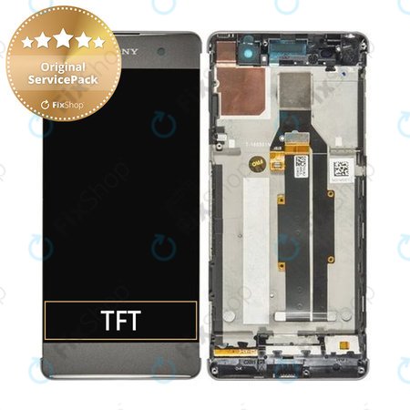 Sony Xperia XA F3111 - LCD Display + Touch Screen + Frame (Graphite Black) - 78PA3100010, 78PA3100090 Genuine Service Pack