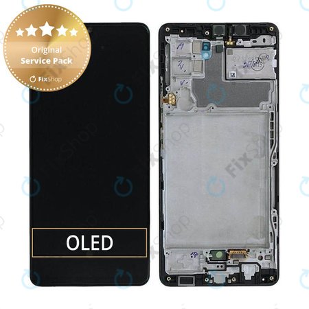 Samsung Galaxy A42 5G A426B - LCD Display + Touch Screen + Frame (Prism Dot Black) - GH82-24375A, GH82-24376A Genuine Service Pack