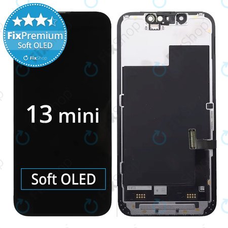 Apple iPhone 13 Mini - LCD Display + Touch Screen + Frame Soft OLED FixPremium