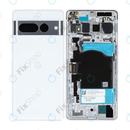 Google Pixel 7 Pro GP4BC GE2AE - Rear Housing (Snow) - G949-00297-01 Genuine Service Pack