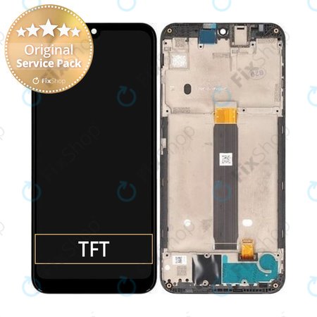 Motorola Moto E6 Plus XT2025 - LCD Display + Touch Screen + Frame - 5D68C14961 Genuine Service Pack