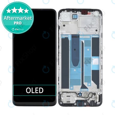 Realme 8 RMX3085 - LCD Display + Touch Screen + Frame (Cyber Black) OLED