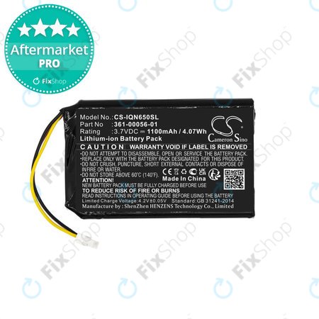 Garmin Nuvi 53, 53LMT, 65, 65LM - Battery 361-00056-01 1100mAh HQ