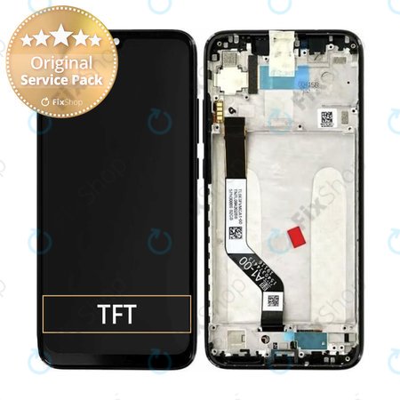 Xiaomi Redmi Note 7 M1901F7G M1901F7H - LCD Display + Touch Screen + Frame (White) - 560460002033 Genuine Service Pack